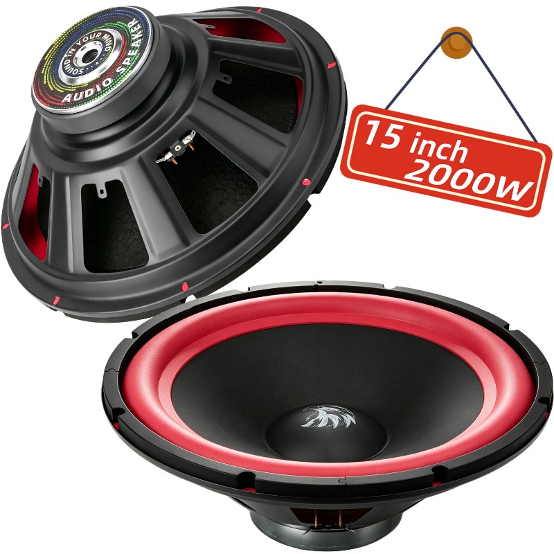 Home Cinema Player - 1pcs 15 Inch Car Subwoofer 2000W