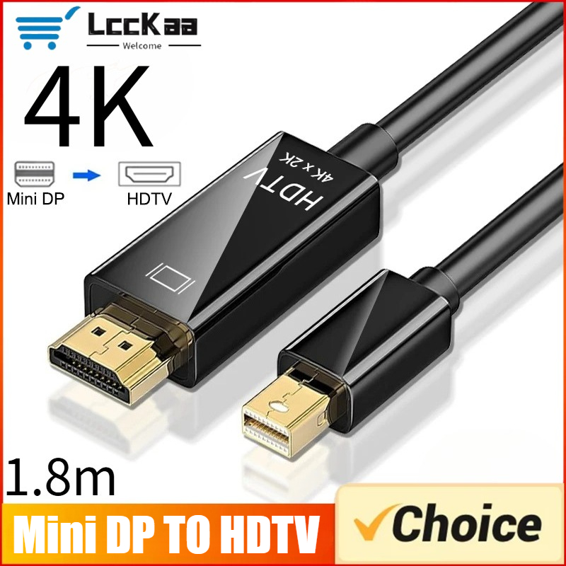 Home Cinema Projector 4K - 4K Mini DisplayPort To HDMI-compatible 1.8M