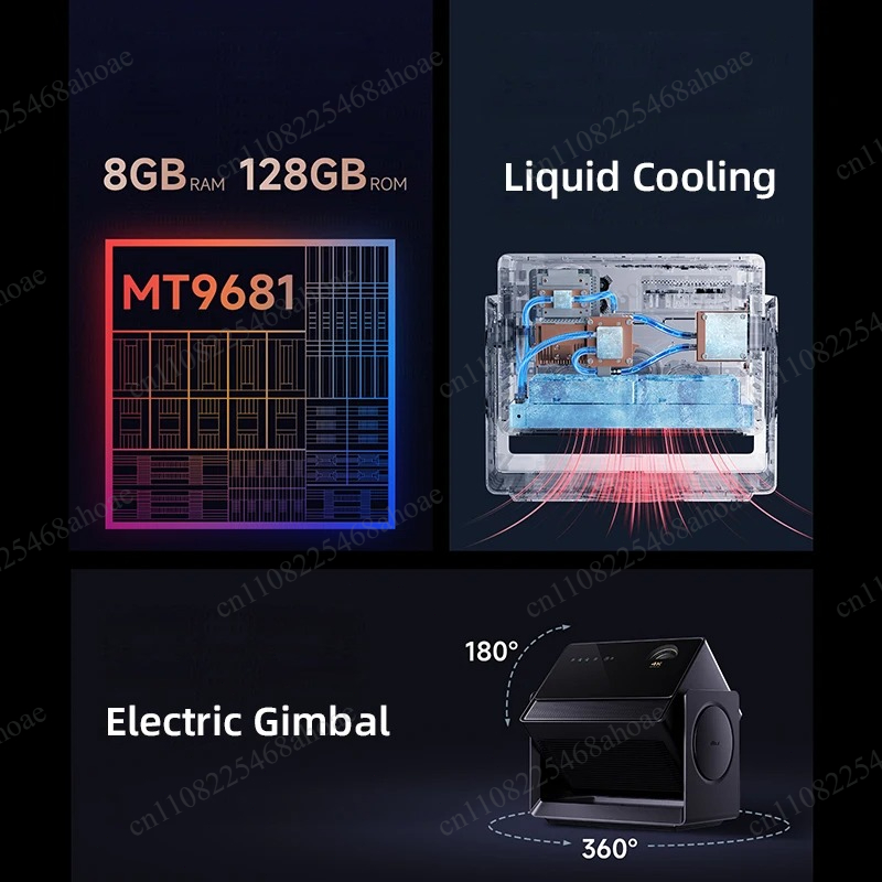 Home Cinema Laser Projector - S7 Ultra Max Triple‑Color Laser Projector,