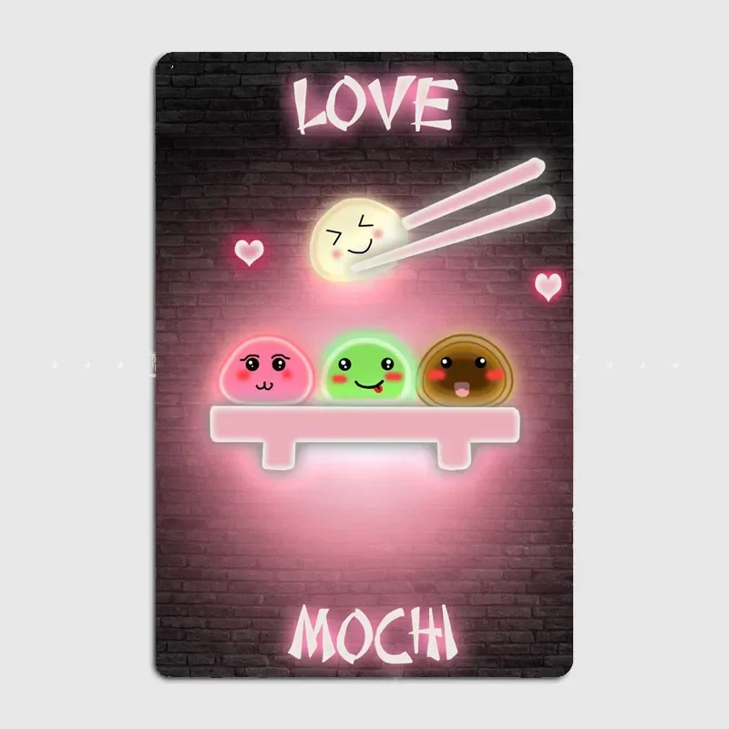 LOVE MOCHI Food Neon Sign Meta - Home Cinema Food ulasan dan harga