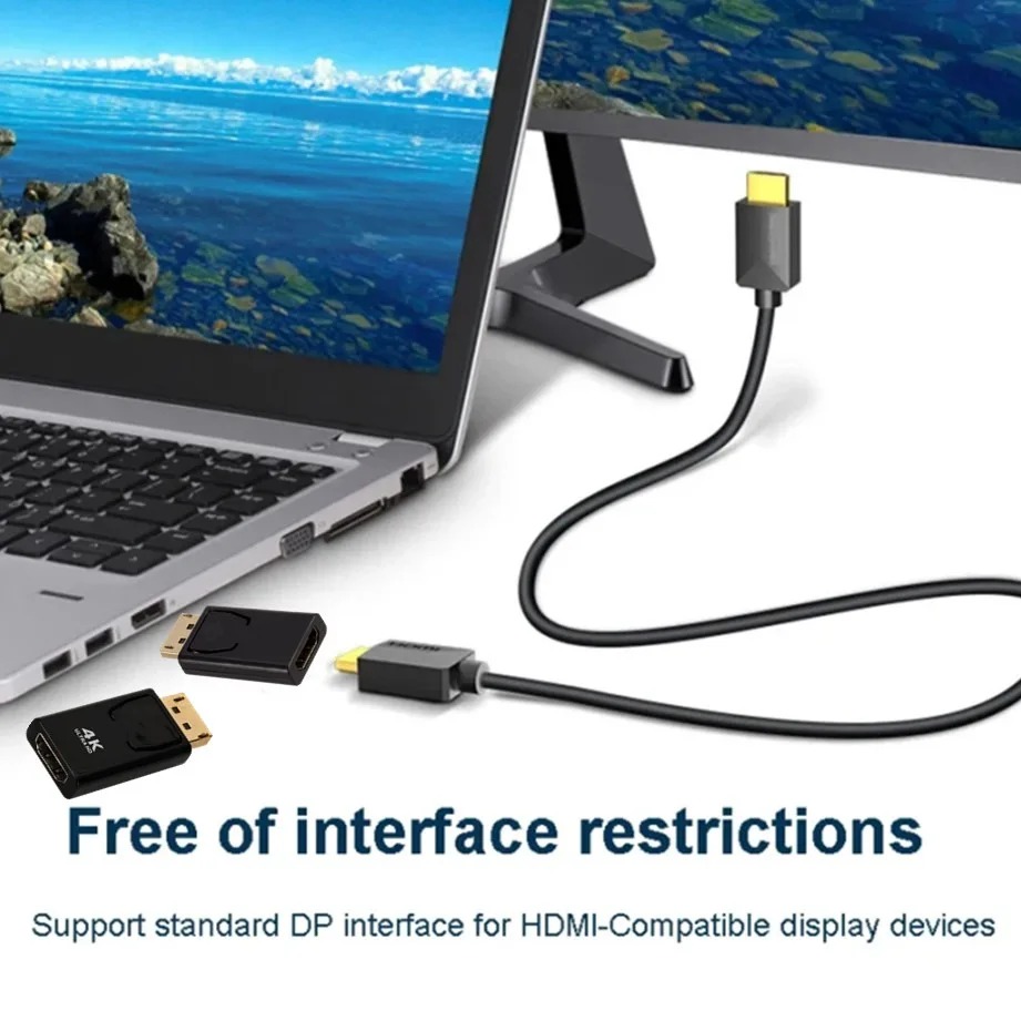 4K/1080P DP DisplayPort to HDM - Home Cinema Projector 4K ulasan dan harga