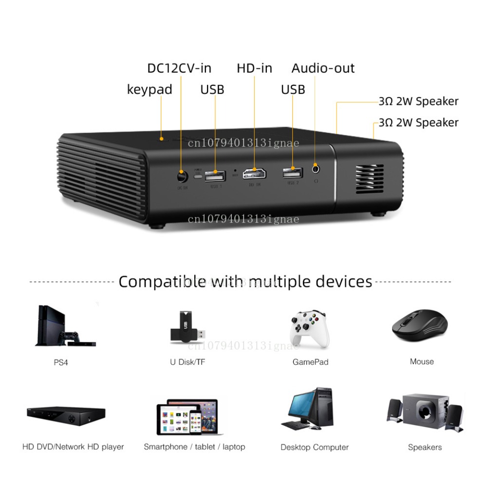 U30 Top Sale 3D 4K Projector P - Home Cinema Projector 4K ulasan dan harga