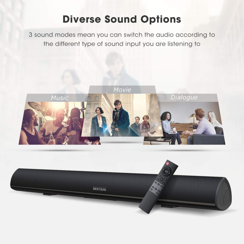 Powerful TV Soundbar Wired 100 - Home Cinema Of Soundbar ulasan dan harga