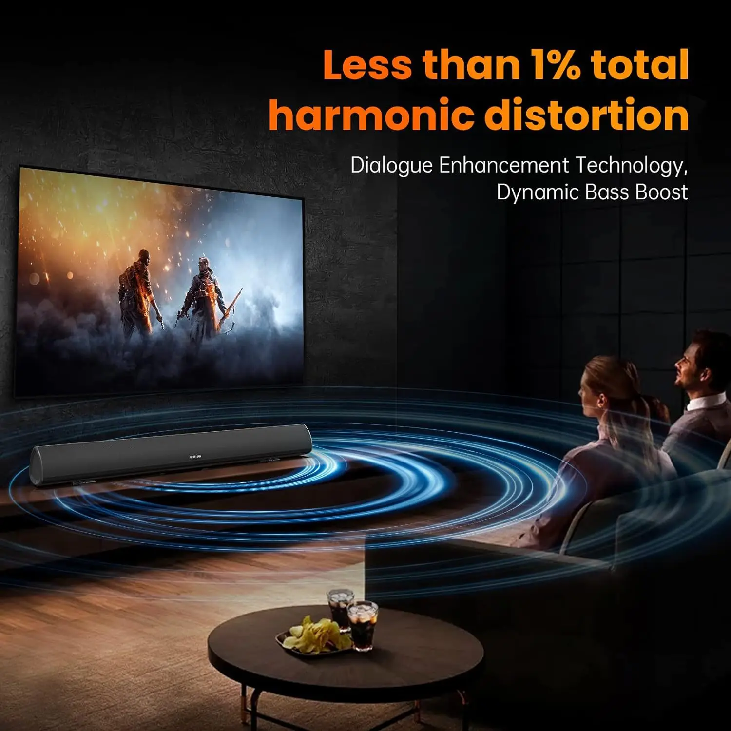 Powerful TV Soundbar Wired 100 - Home Cinema Of Soundbar ulasan dan harga