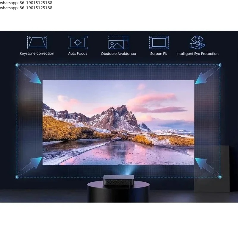 Full HD 1080P Portable Laser B - Home Cinema Laser Projector ulasan dan harga