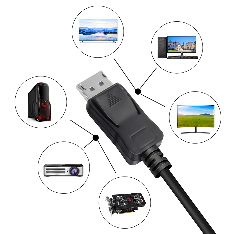 144Hz DisplayPort Cable 4K 60H - Home Cinema Projector 4K ulasan dan harga