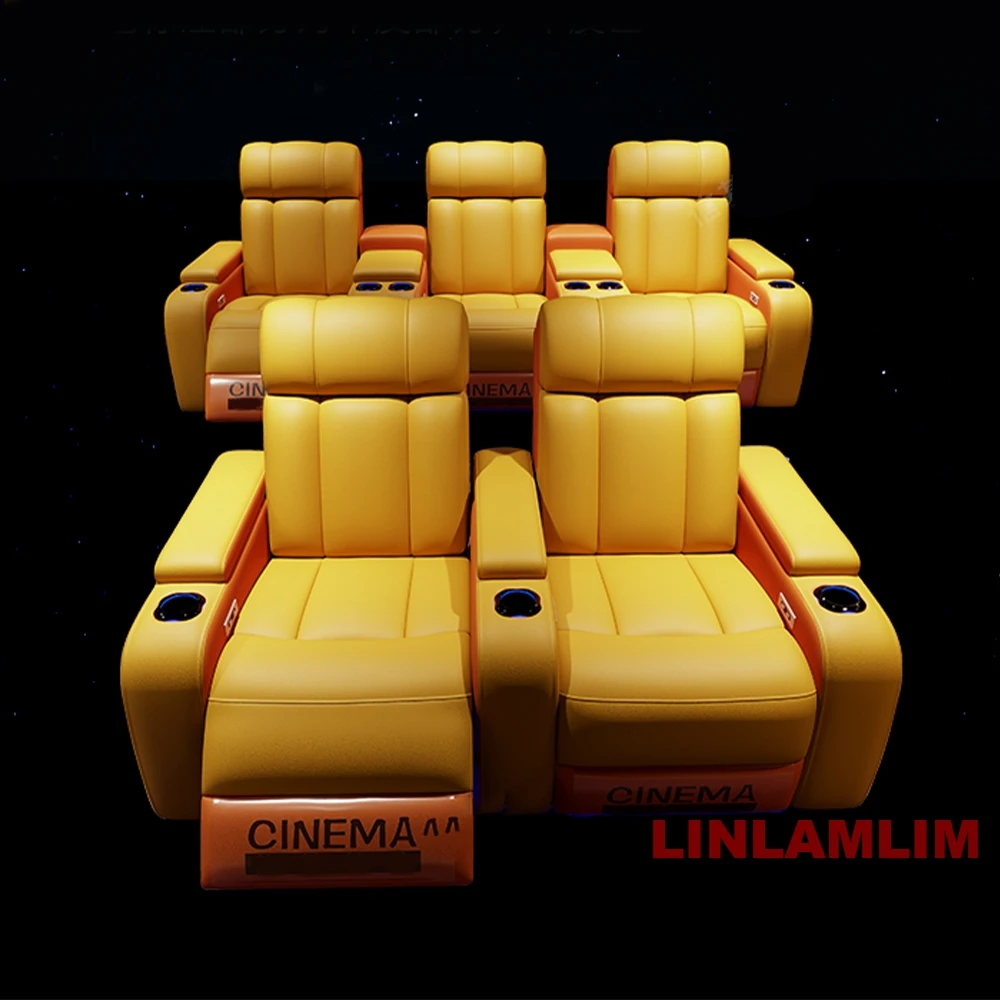 Linlimlam Luxury Genuine Leath - Home Cinema Recliner Chairs ulasan dan harga