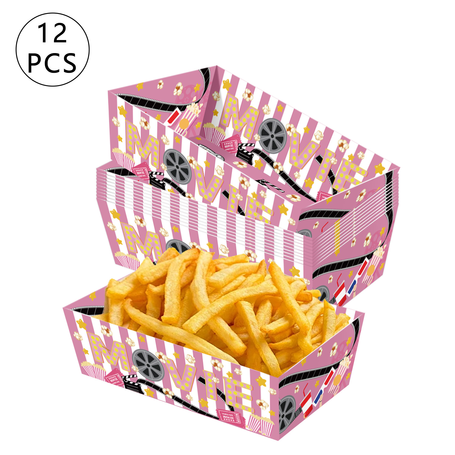 Disposable Cinema Paper Food B - Home Cinema Food ulasan dan harga