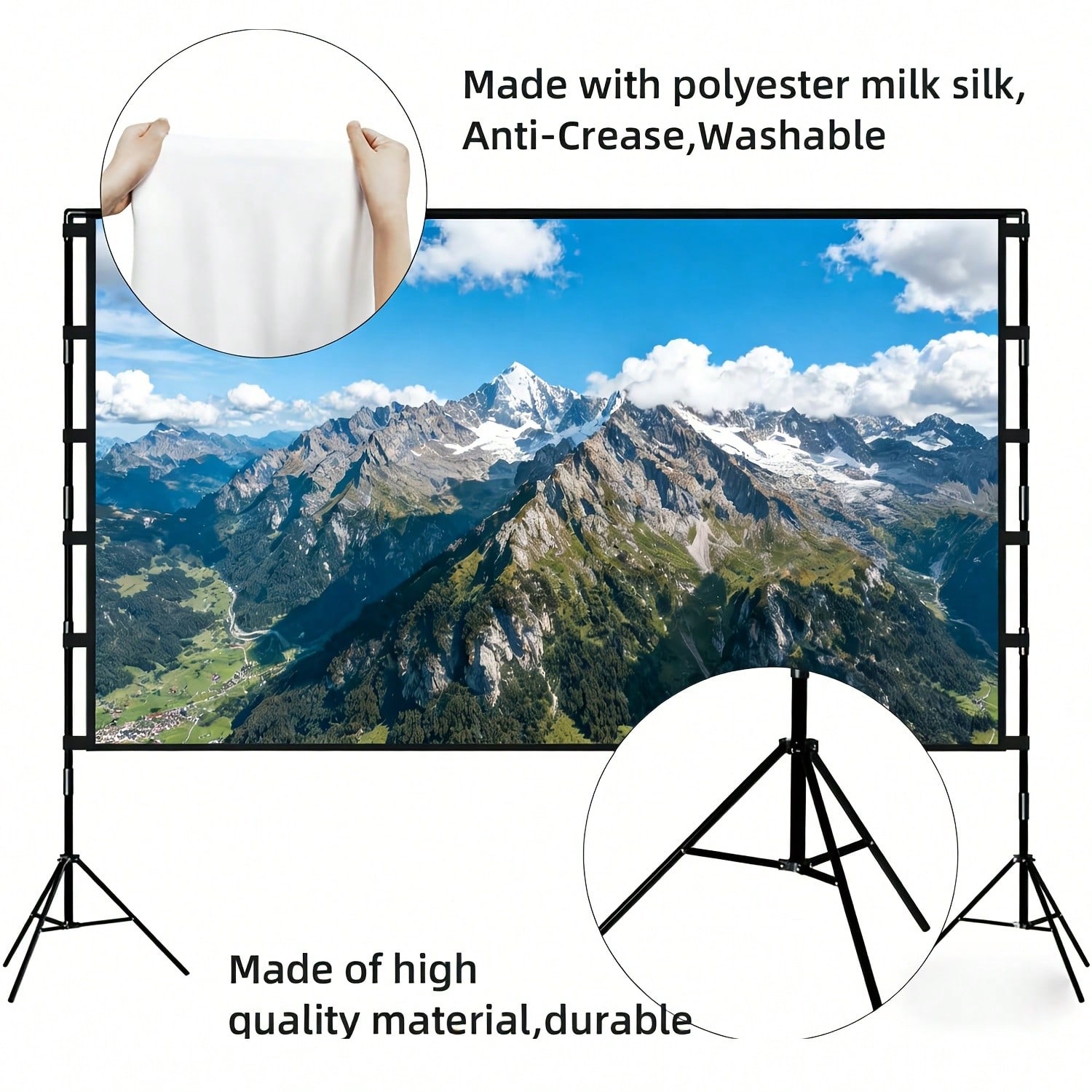 XBJ 100 Inch 4K Ultra HD Proje - Home Cinema Projector 4K ulasan dan harga