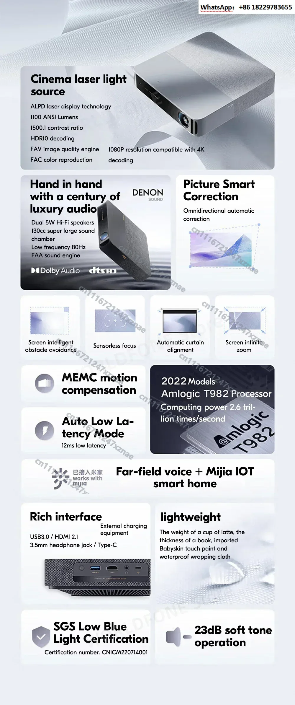 S5 ALPD Laser Projector 1080P  - Home Cinema Laser Projector ulasan dan harga