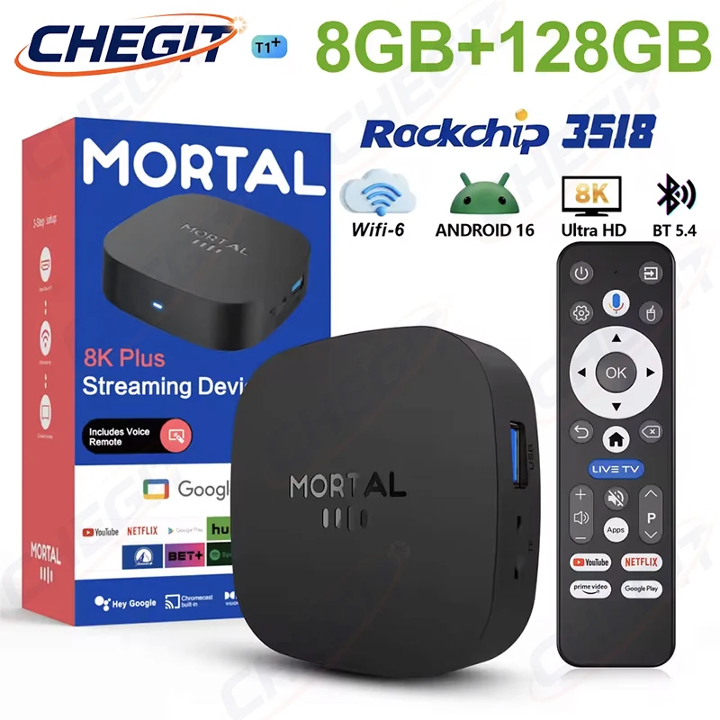 2026 New T1+ 8K HD TV Box Andr - Home Cinema Player ulasan dan harga