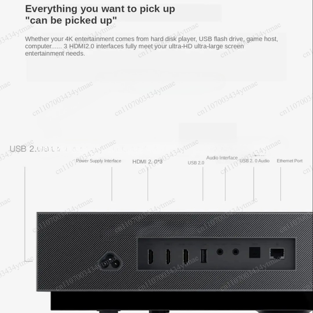 2400 ANSI Lumens 4K Laser Proj - Home Cinema Laser Projector ulasan dan harga