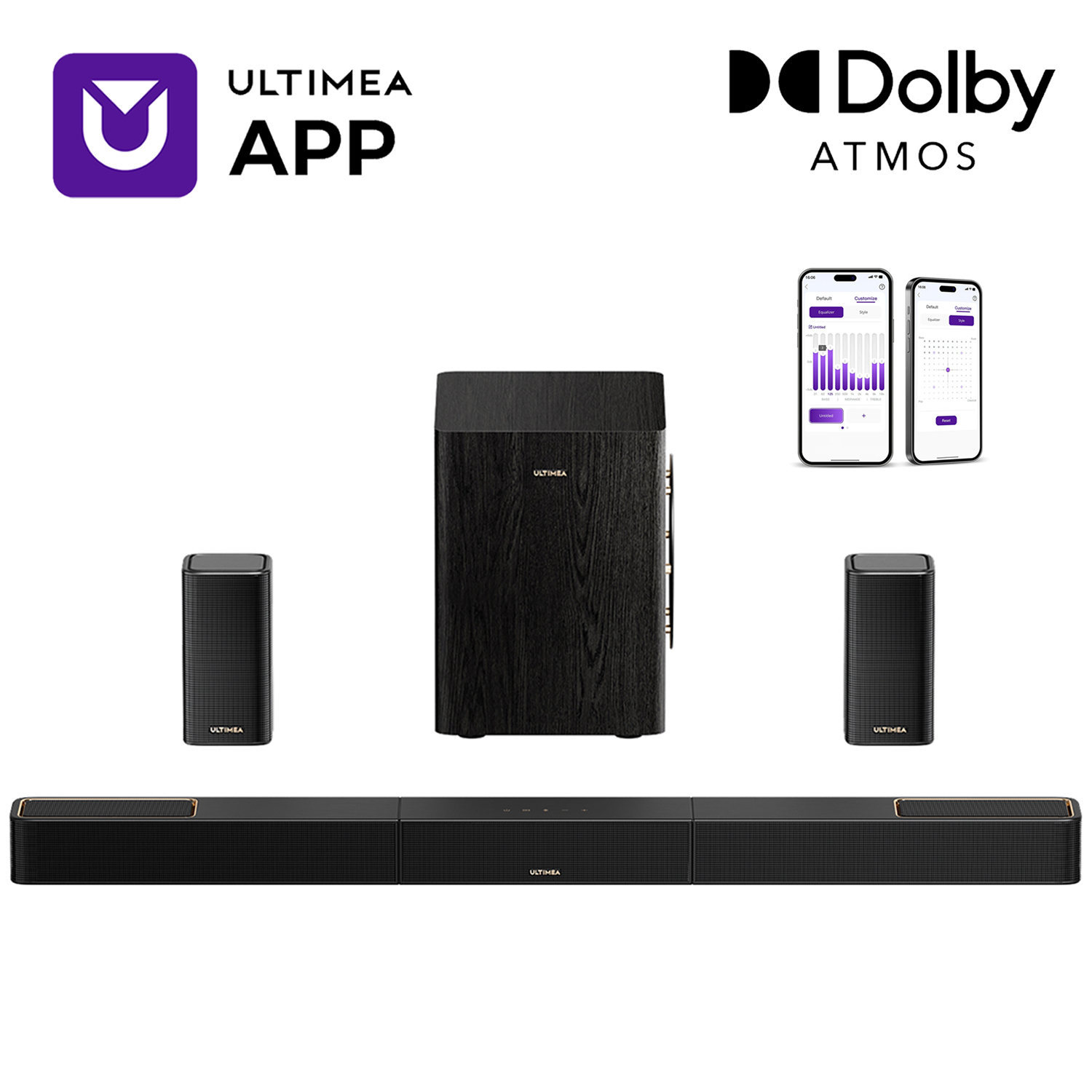 ULTIMEA 5.1.2 Surround Sound S - Home Cinema Of Soundbar ulasan dan harga