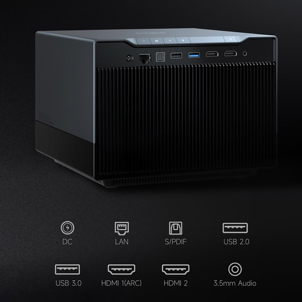 F6 Projector 4K Max 8K 4 LED S - Home Cinema Laser Projector ulasan dan harga