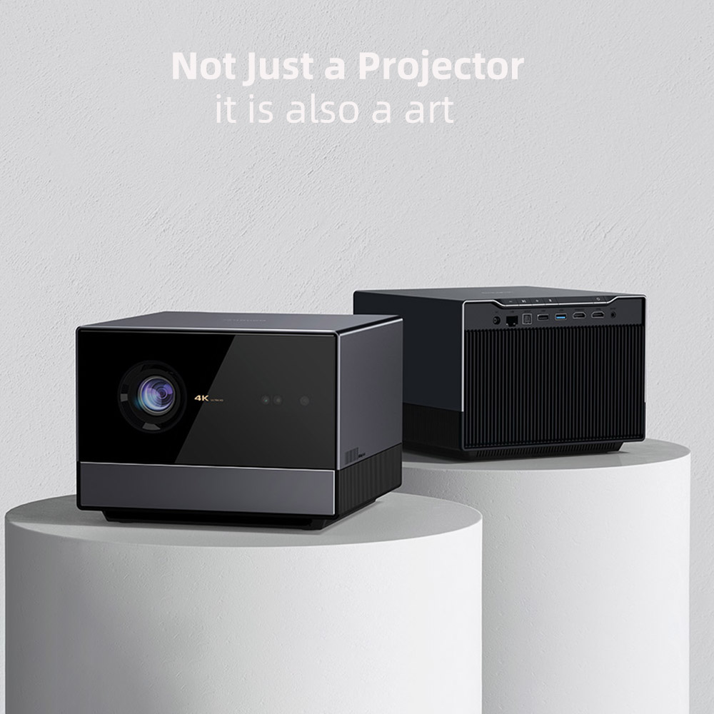 F6 Projector 4K Max 8K 4 LED S - Home Cinema Laser Projector ulasan dan harga