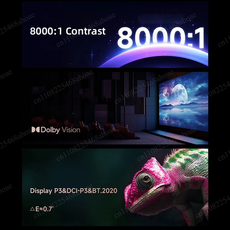 S7 Ultra Max Triple‑Color Lase - Home Cinema Laser Projector ulasan dan harga