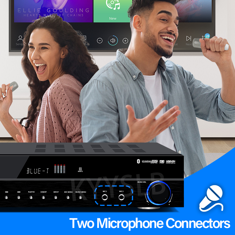900W Blueteeth Amplifier Audio - Home Cinema Marantz ulasan dan harga