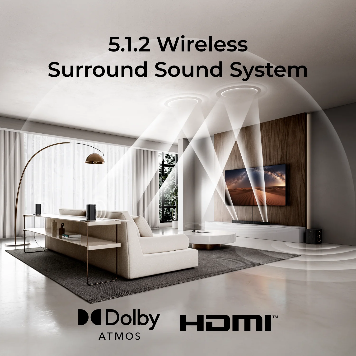 X40 5.1.2ch Wireless Surround  - Home Cinema Of Soundbar ulasan dan harga